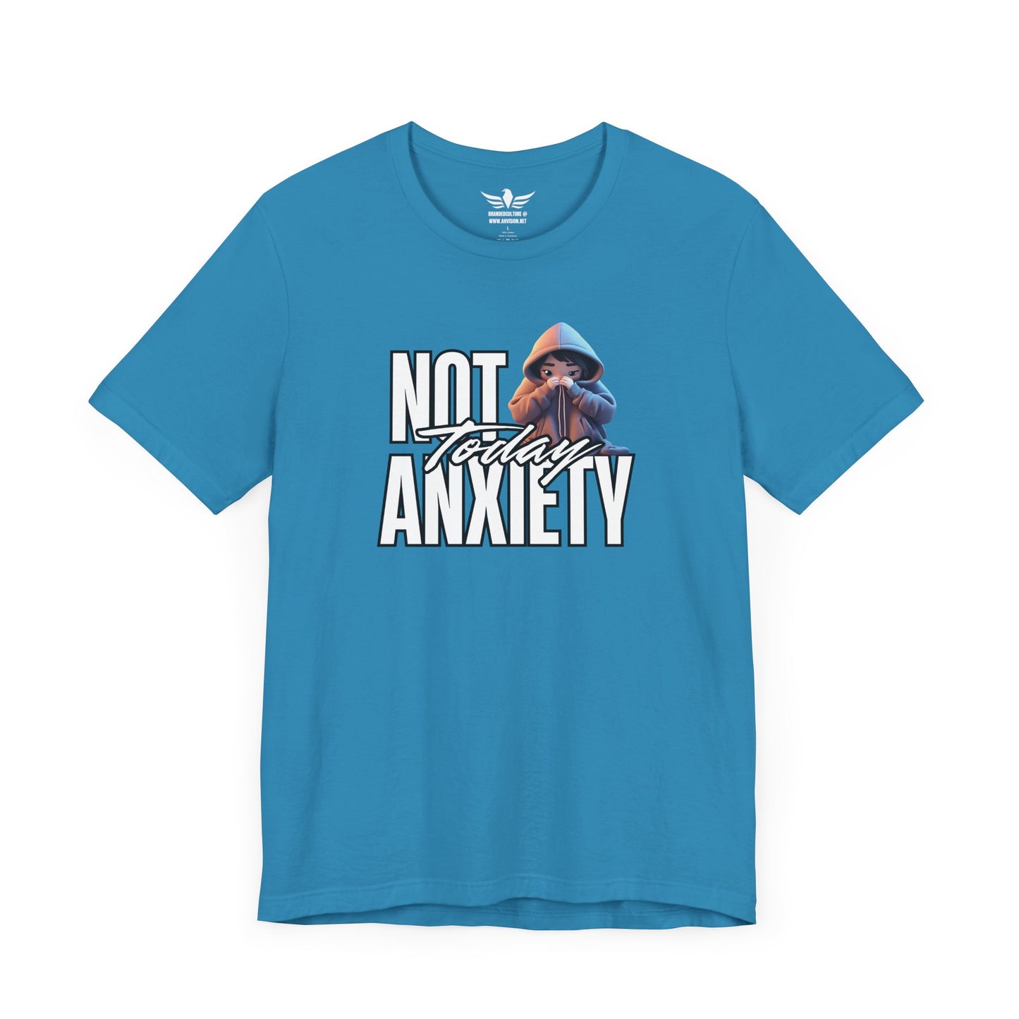 Not Today Anxiety Shirt Funny Mental Health Tee Sarcastic Graphic T Shirt Self Care Gift Comfy Unisex Tee for Anxious Introverts - AH VISION