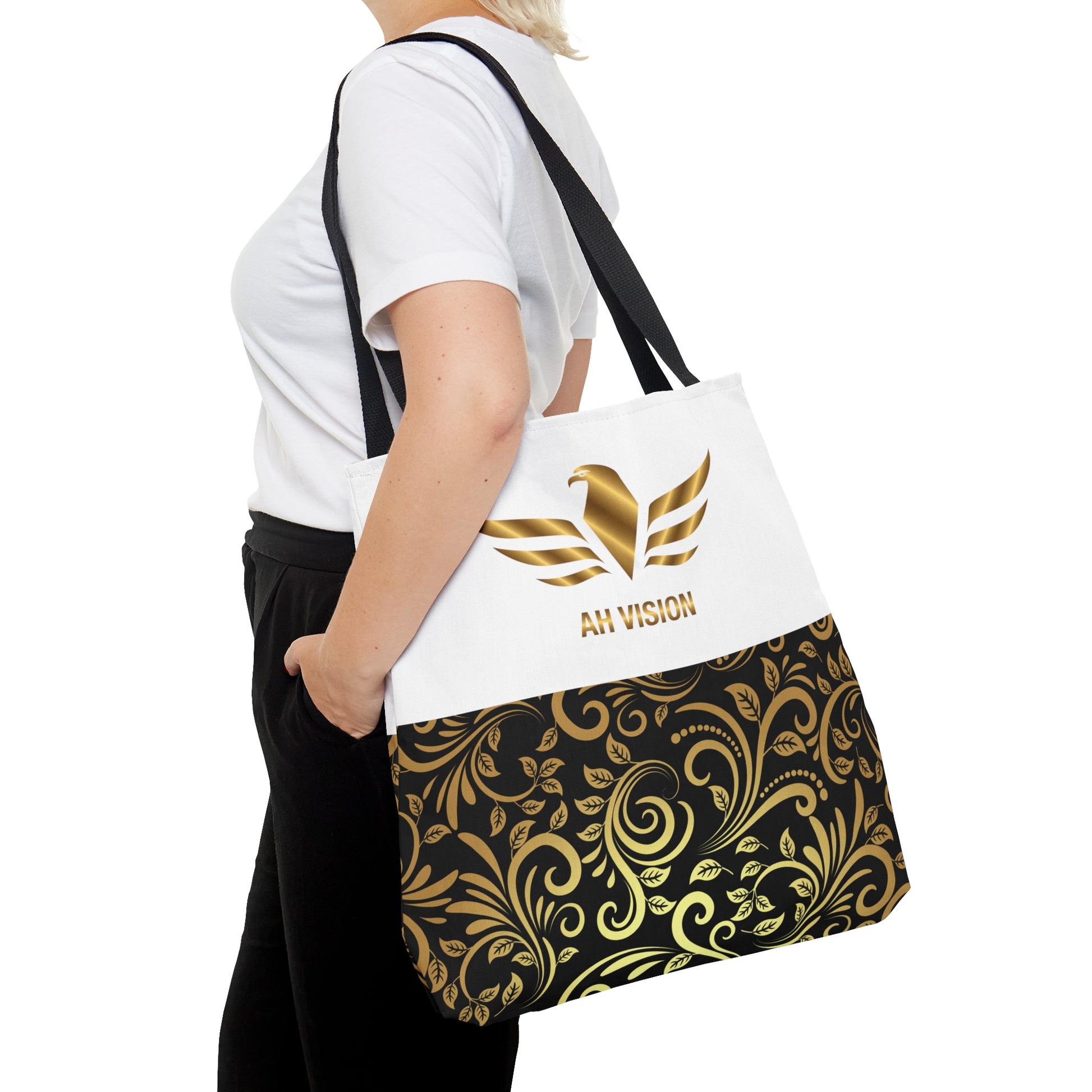 AH Vision White Tote Bag - AH VISION