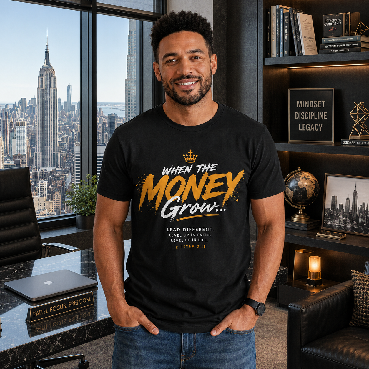 Money Grow T-Shirt — Inspirational Motivational Graphic Tee - AH VISION