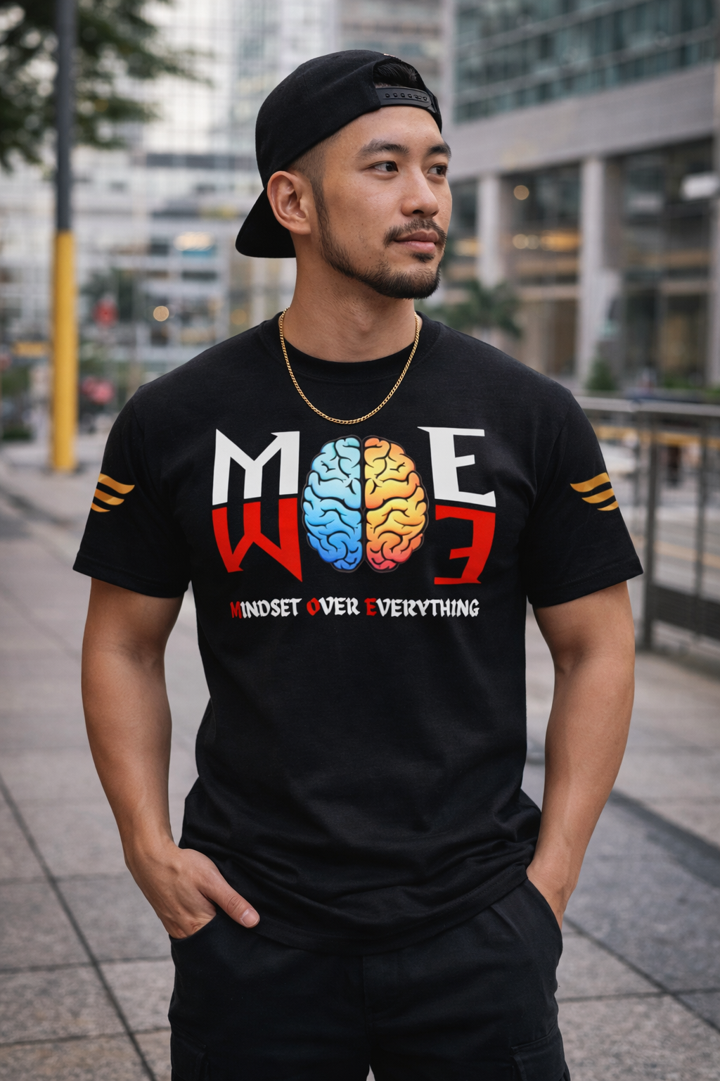 M.O.E Premium Black Tee - AH VISION