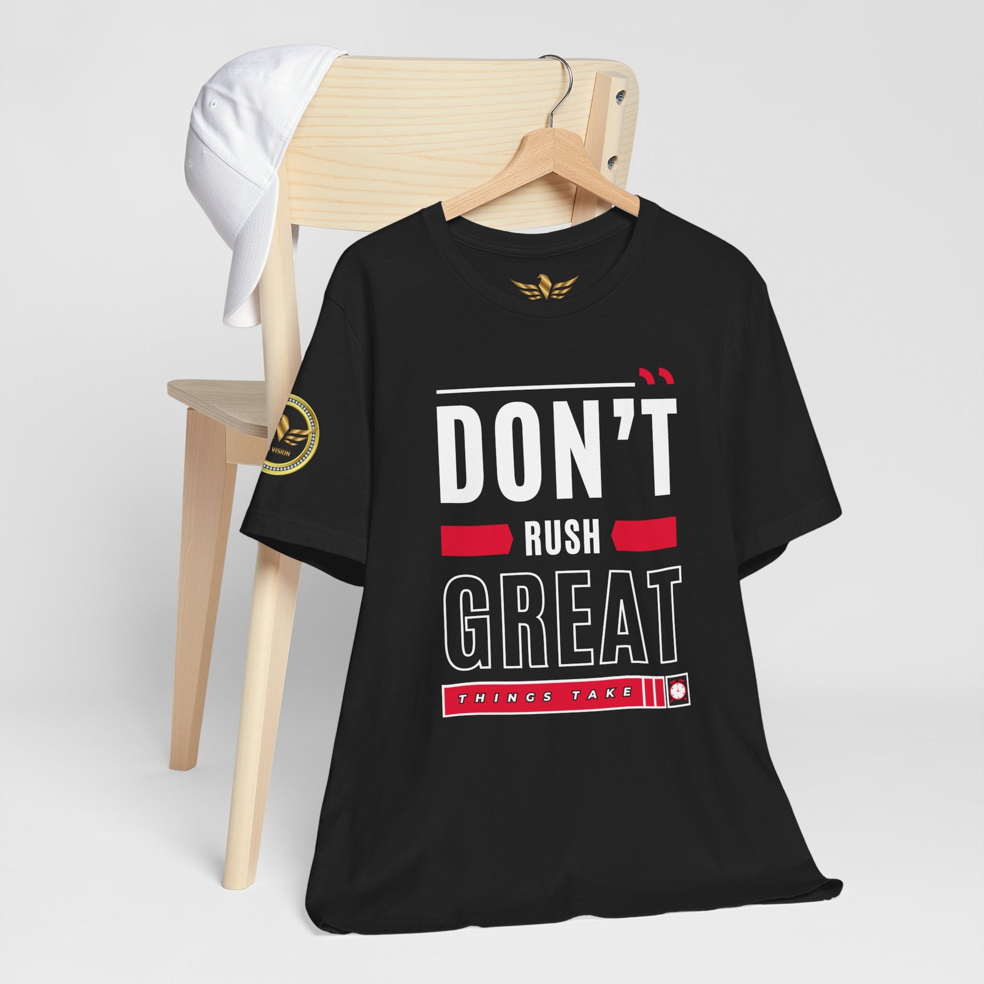 Don't Rush Great Things Time Unisex Jersey Short Sleeve Tee - AH VISION