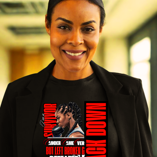I'm a Survivor Never Back Down Final Boss Cancer Tee - AH VISION